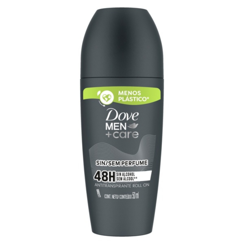 Desodorante Dove Roll On Men Sem Perfume 50ml