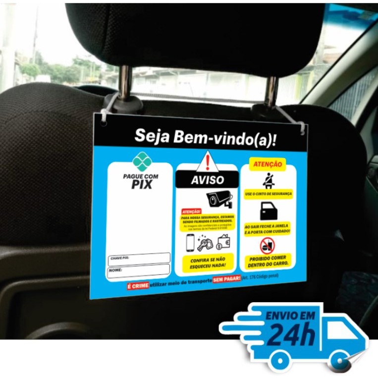 Placa Personalizada Pix Está Sendo Filmado em Oferta na Shopee