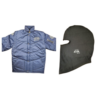 Kit Balaclava + Jaqueta California Racing Performance Azul em Oferta na Shopee