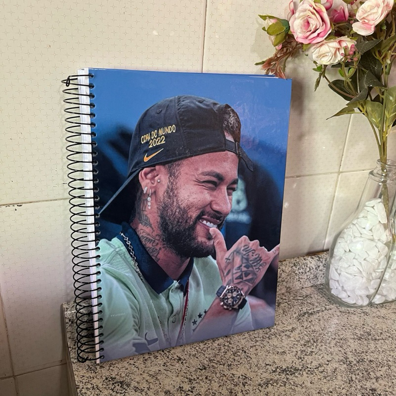 Caderno Personalizado Neymar Jr Seleçao Brasileira