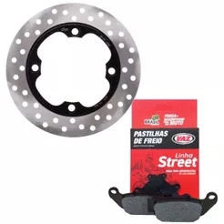 Disco de Freio Traseiro Cb 250f Twister 2016-2022 + Pastilhas Vaz