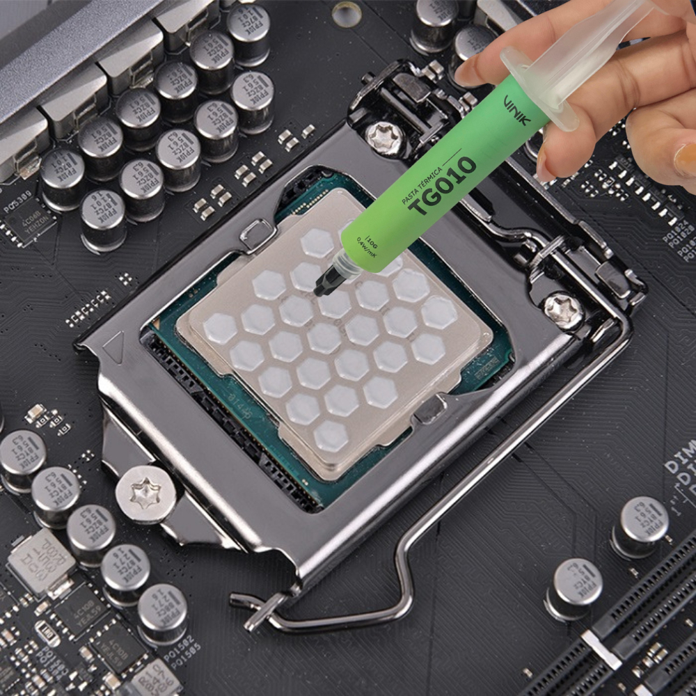 Pasta Térmica Branca 10g - VINIK - TG010 - ORIGINAL Seringa  0,4w/m-k PC PROCESSADOR CPU PLACA VIDEO