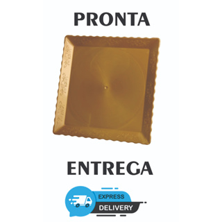 4 Bandeja Quadrada Para Decoração - Para Doces - 30x30 cm em Oferta na Shopee