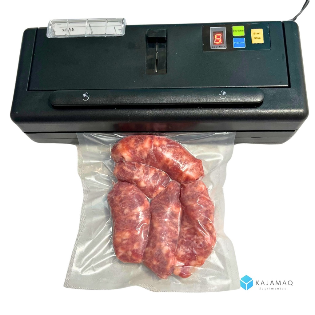 SELADORA DE EMBALAGEM A VACUO SEMI - AUTOMATICO COM RESERVATÓRIO - P280 / K300SL 220Volt COR BRANCA