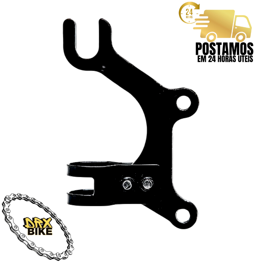 Adaptador Freio Disco Traseiro Gancheira C/ Abraçadeira 22mm DRX BIKE
