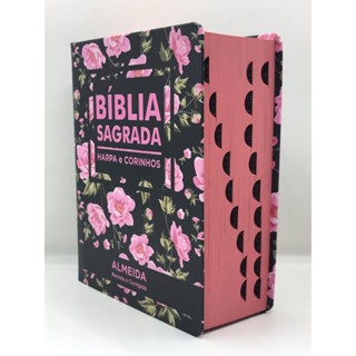 Bíblia Sagrada Com Harpa Tamanho Médio Palavra de Deus em Azul e Palavra de Jesus em vermelho Capa Dura em Oferta na Shopee