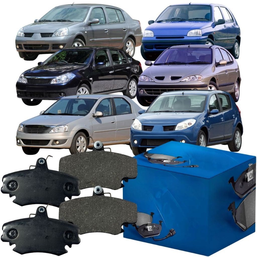 Jogo Pastilha Freio Cobreq Renault Clio Logan Sandero em Oferta na Shopee