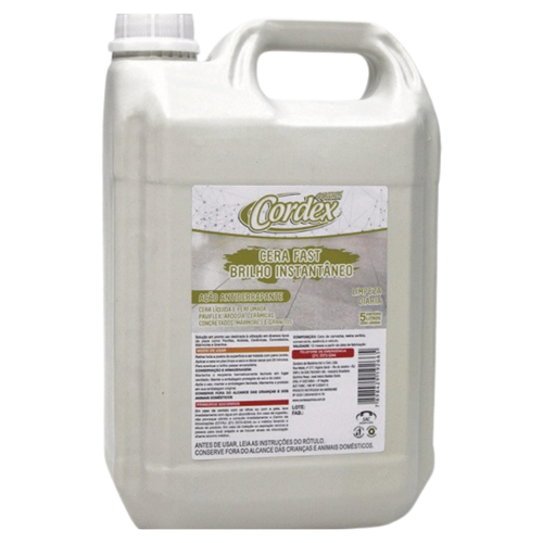 CORDEX CERA INCOLOR 5 LITROS em Oferta na Shopee