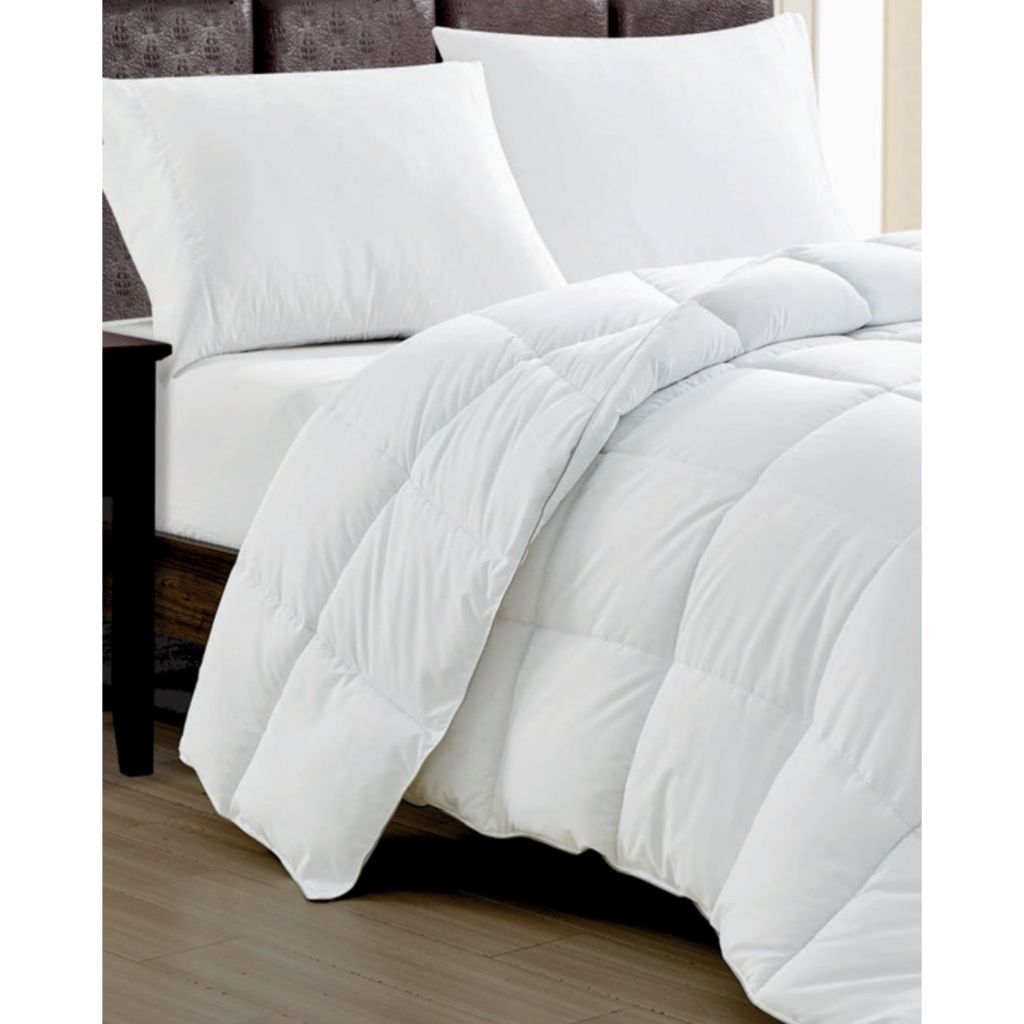 Edredom Queen Extra Macio Luxo Toque de Pluma Branco Hipercal 300 Fios Plumage Fofinho Termico - Home & Living