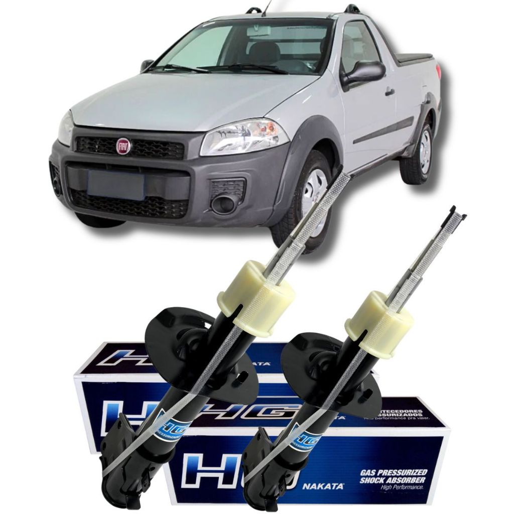 Par Amortecedor Dianteiro Nakata Strada 2001 Á 2019