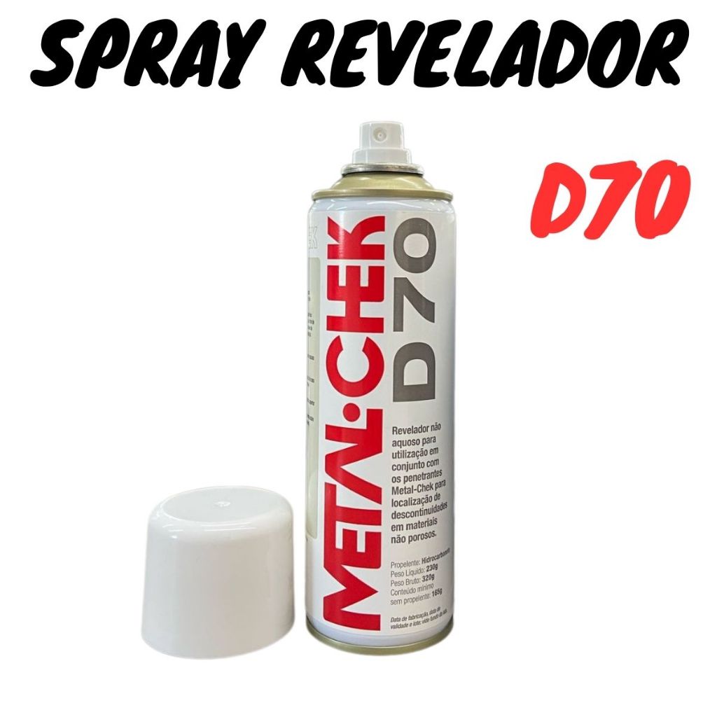 Spray Revelador D70 Metal-chek