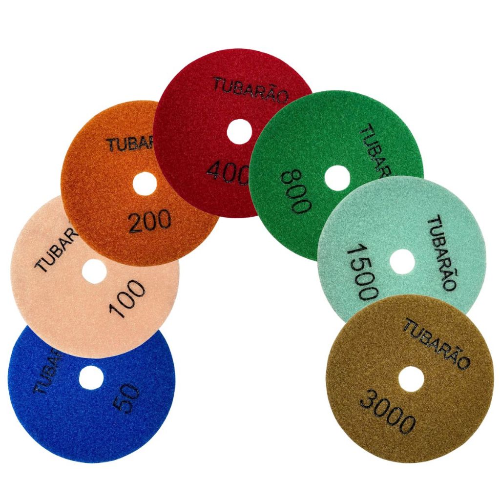 Lixa Diamantada Porcelanato Polir Mármore Pedras G50 até G3000 em Oferta na Shopee