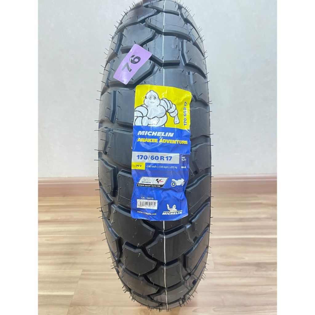 Pneu Michelin Anakee Adventure - 170/60-17 - Traseiro - GS1250/GS1200 - Novo