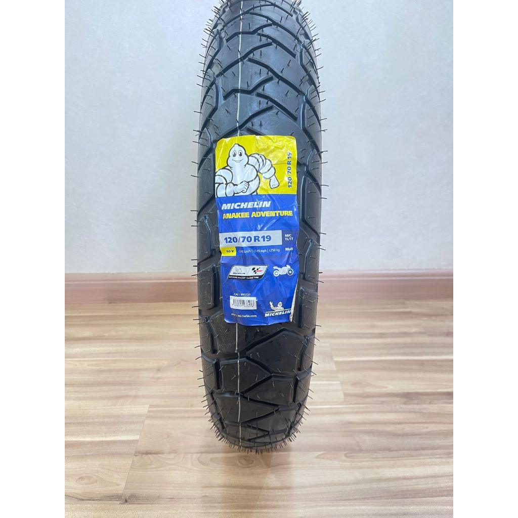 Pneu Michelin Anakee Adventure - 120/70-19 - Dianteiro - GS1250/GS1200/Tiger1200 - Novo