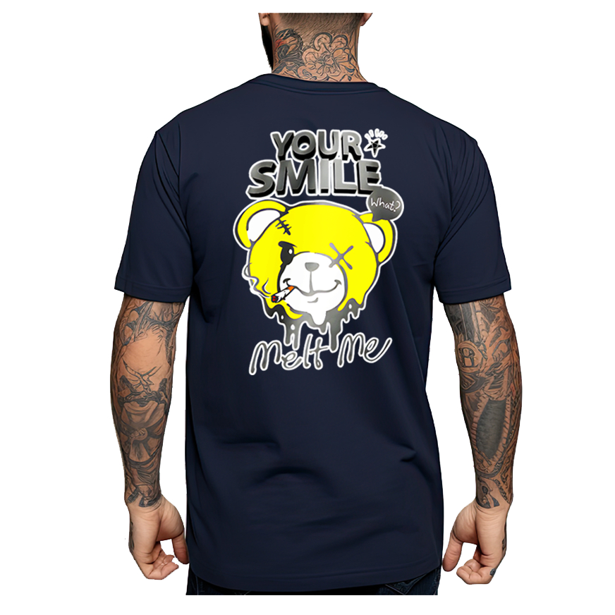 Camisa Camiseta Blusa Streetwear Ursinho Milke-Me Exclusiva Lançamento Passeio Exclusiva 100% Algodão