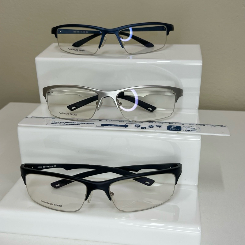 Armação Estilo Esportiva ou de Segurança para colocar grau, Alumínio! em Oferta na Shopee