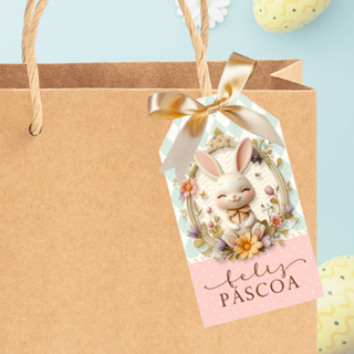 Tag Feliz Páscoa - Etiquetas de Pascoa em Oferta na Shopee