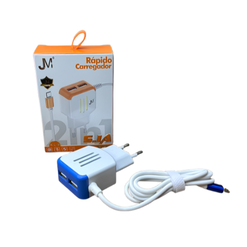 Carregador rápido 5.1A Micro USB Com 2 Portas USB