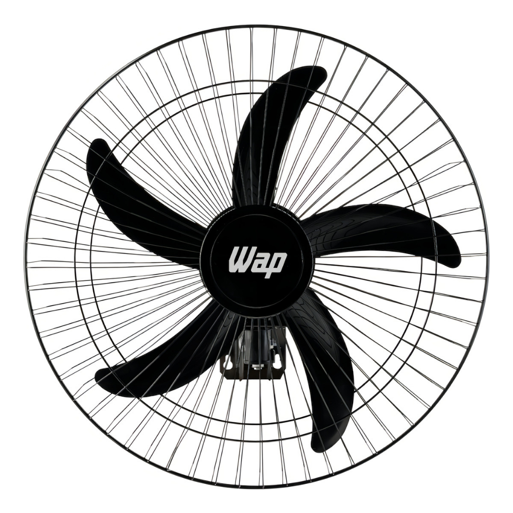 Ventilador de Parede WAP Rajada Pro 60 Turbo 5 pás Preto Bivolt em Oferta na Shopee