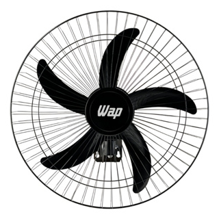 Ventilador de Parede WAP Rajada Pro 60 Turbo 5 pás Preto Bivolt em Oferta na Shopee