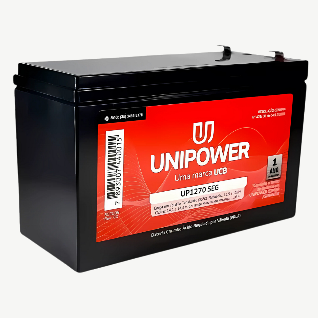 Bateria 12v 7ah Para Nobreak , Central de Cerca Elétrica , Alarme
