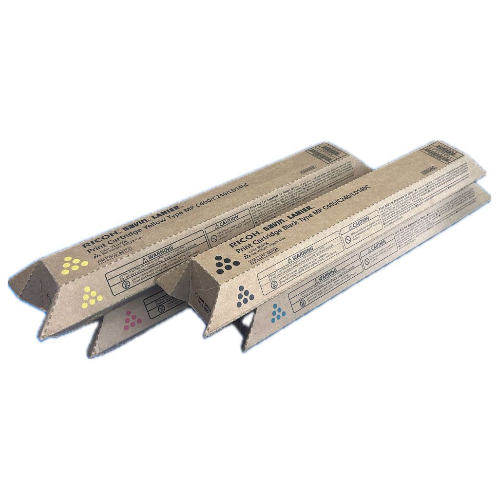 Kit toner 4 cores Ricoh MPC 300/ MPC 400/ MPC 401 Original