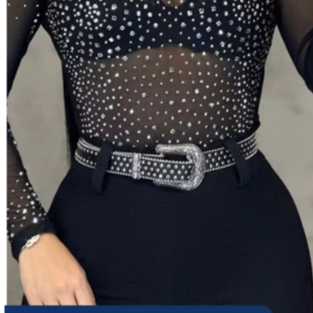 CINTO COUTRY Lançamento do Cinto Punk Rock Lolita花纹边珠+满钉 em Oferta na Shopee