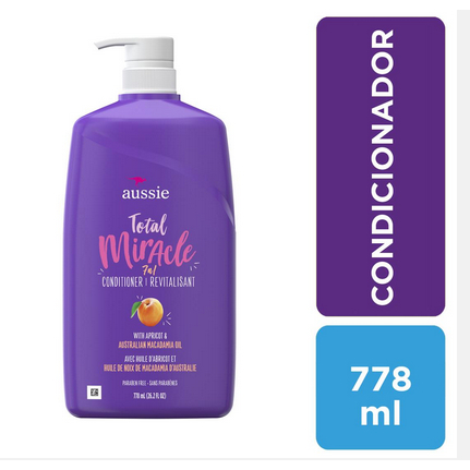 Condicionador Aussie Total Miracle 778 ml - Original
