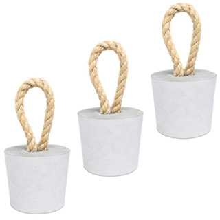 Kit 3 Pesos de Porta Decorativo1,3Kg Concreto com Base Anti Risco em Oferta na Shopee