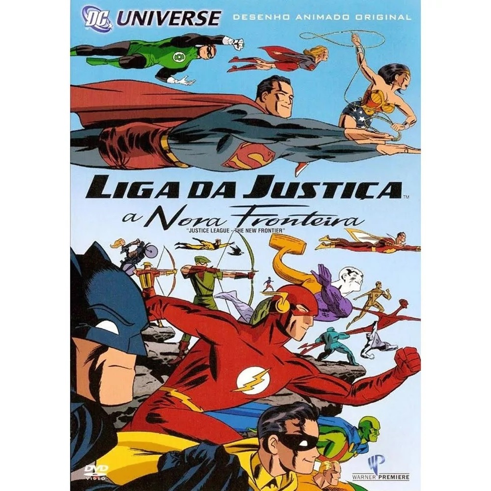 Dvd - Liga Da Justiça - A Nova Fronteira - Original