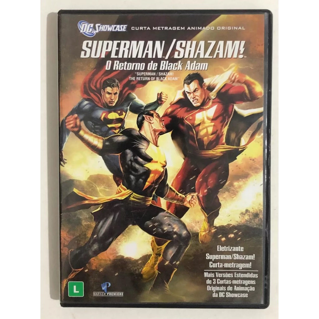 Dvd - Superman / Shazam! O Retorno De Black Adam - Original