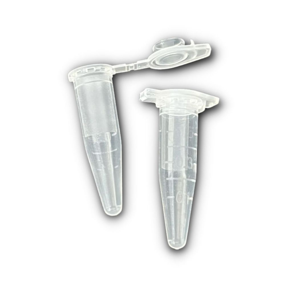 Combo com 10 Pacotes de Microtubos de Centrifugação Cap. 0,5ml - Incolor