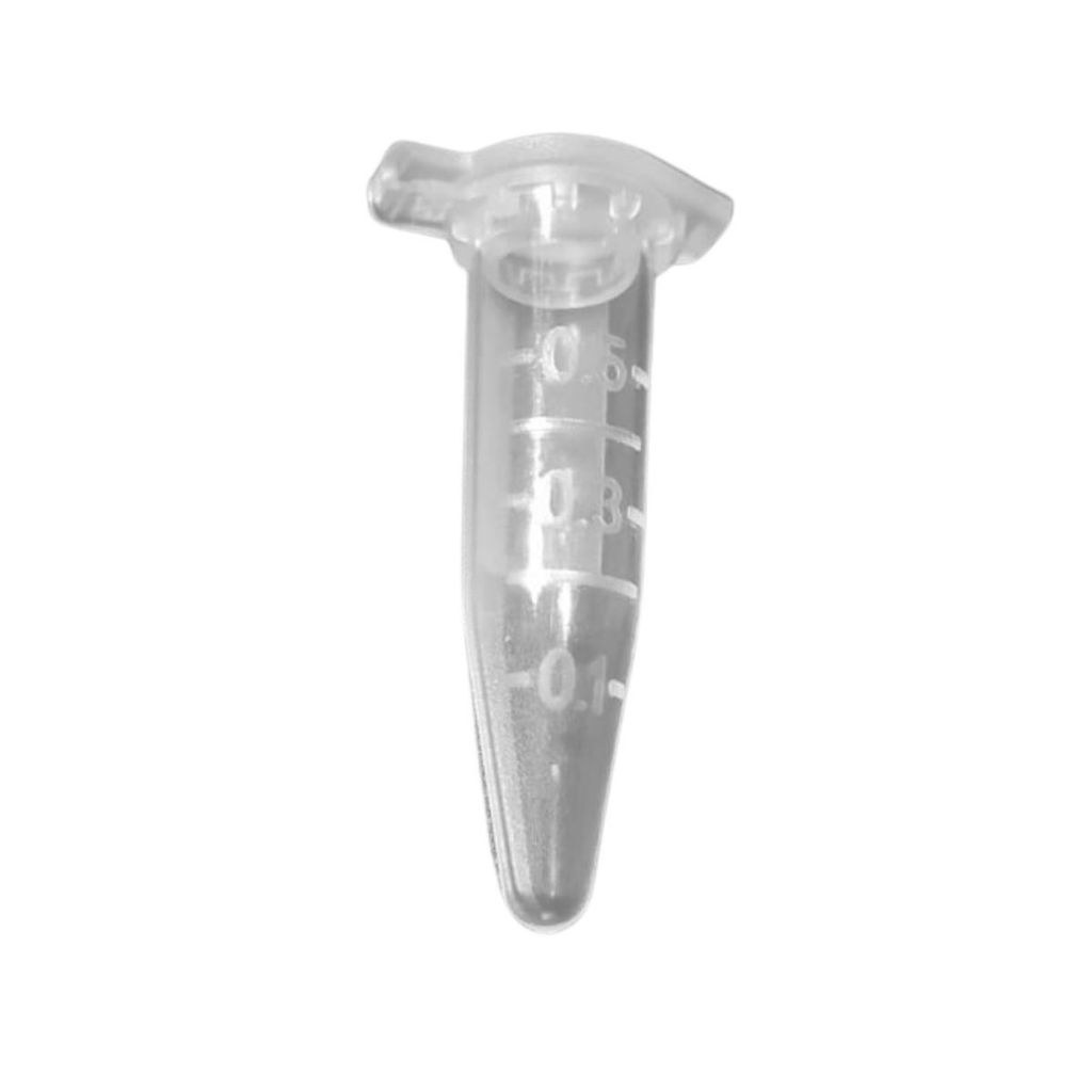 Combo 2000 Microtubos de Centrifugação Cap. 0,5ml - Incolor
