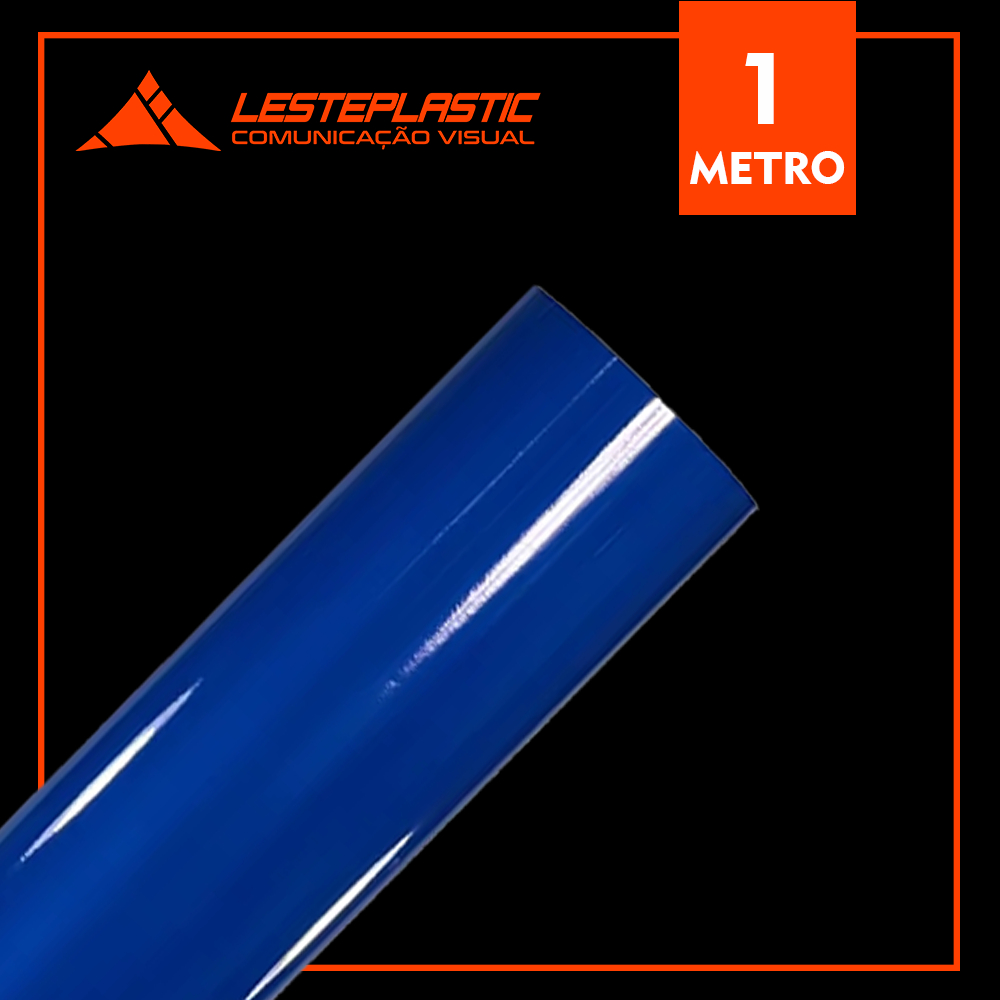 1 Metro x 50 cm Adesivo Azul Brilho Envelopamento de Móveis, Paredes, Quarto E Decoração