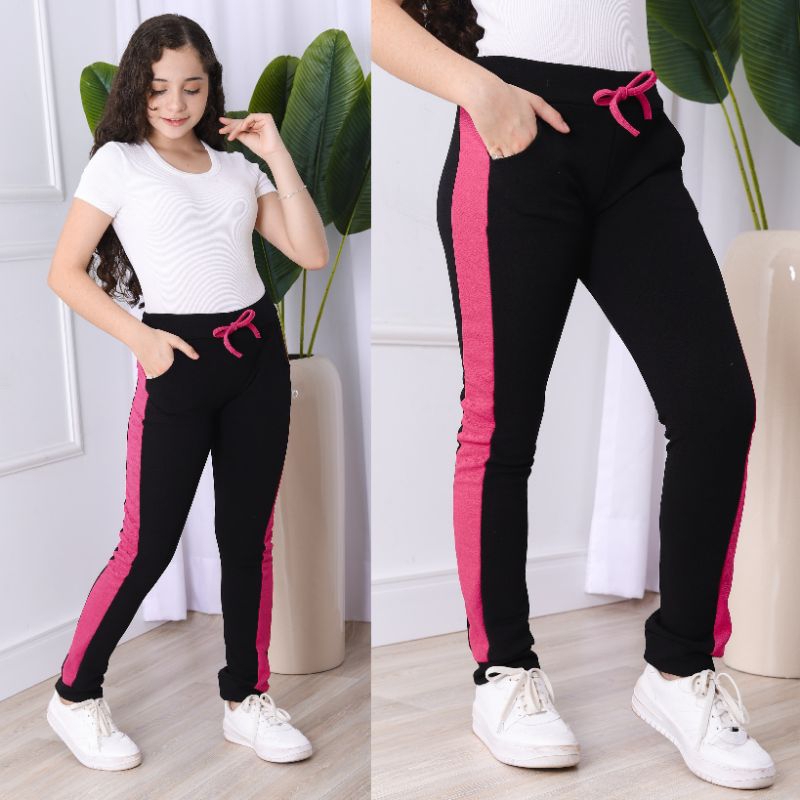 calça feminina infantil e juvenil Top( 6 ao 14) malha crepe roupas infantis em Oferta na Shopee