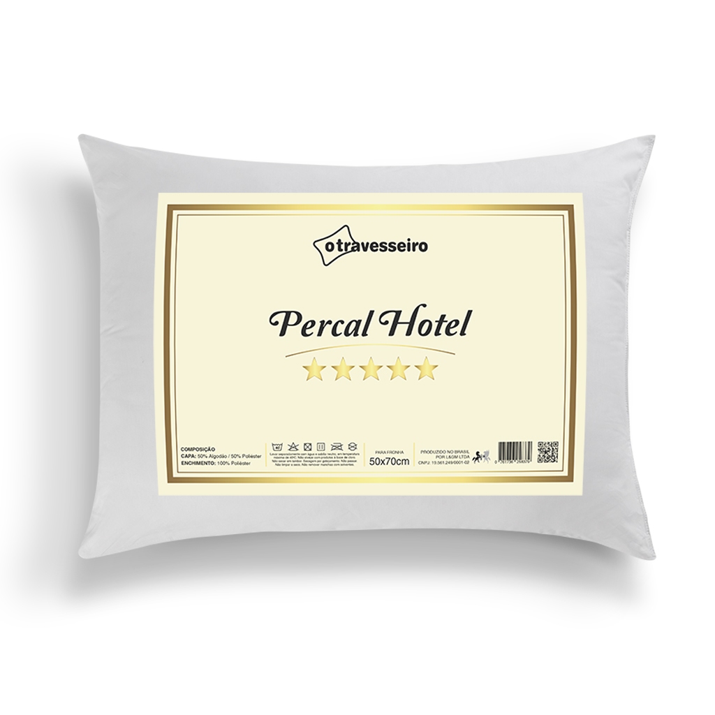 Travesseiro Padrão Hotel 70x50cm  Premium Macio Antialérgico Lavável