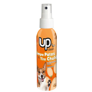 Limpa Patas Tira Chulé Limpador de Patinhas para Cachorro e Gato Pet Up Clean Spray 120mL