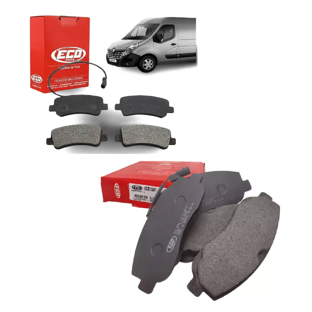 Pastilhas Dianteiras e traseiras Renault Master 2.3 2021 22 23