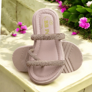 Rasteirinha Chinelo Infantil Menina Brilho Strass Feminina Leve e Confortável Sandalia em Oferta na Shopee