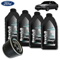 KIT TROCA DE ÓLEO 15W40 SEMISSINTÉTICO + FILTRO (ESCORT 2000 MOTOR ZETEC)