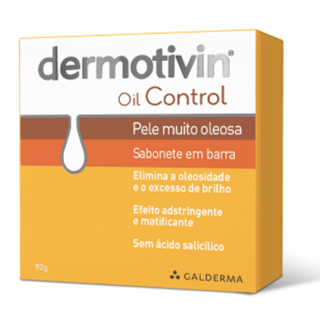 Sabonete em barra para o rosto Dermotivin oil control 90gr