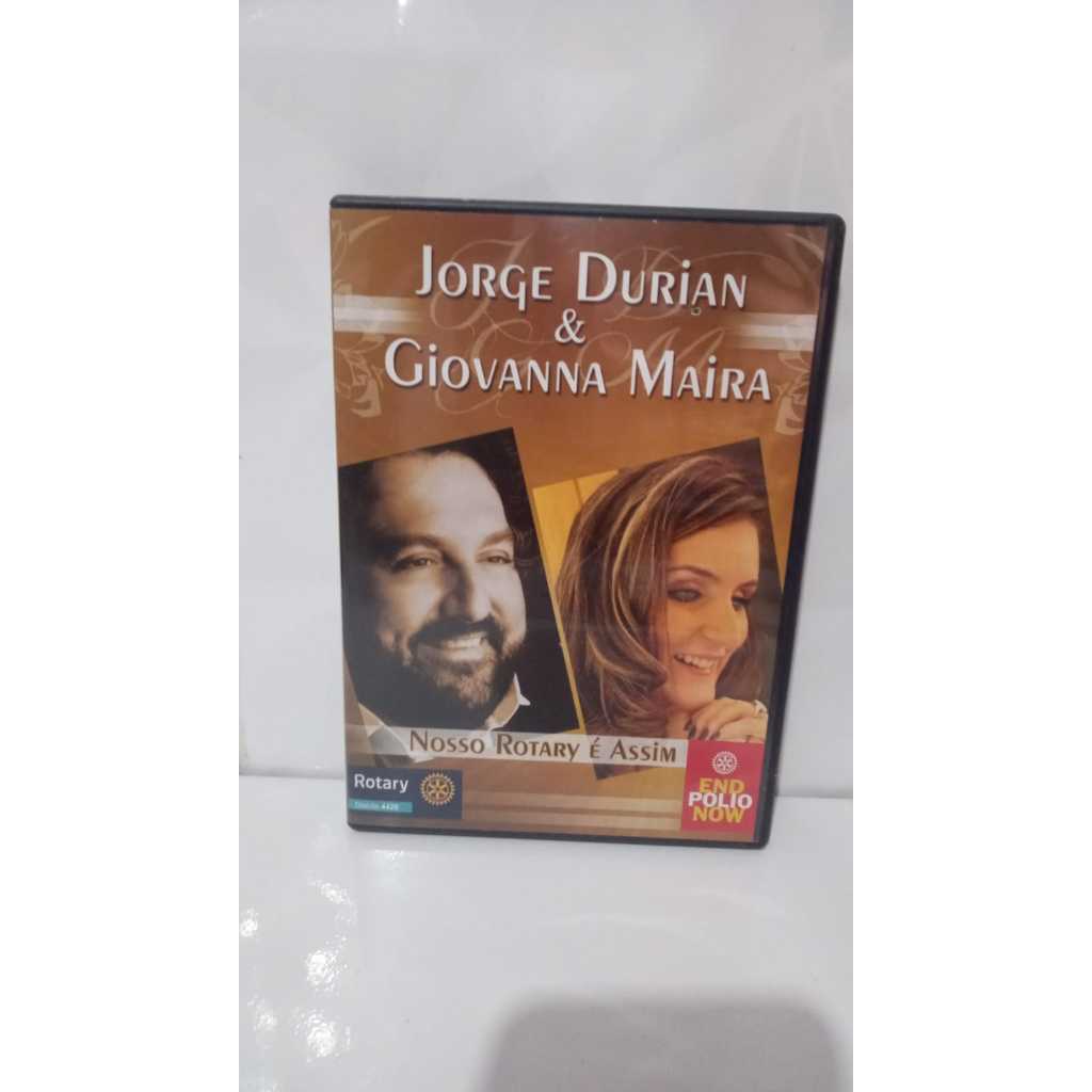 Dvd Jorge Durian e Giovanna Maira nosso rotary e assim md1402