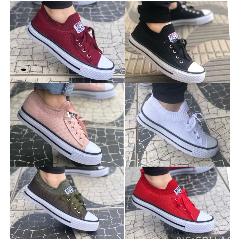 Tênis Feminino Meia Casual