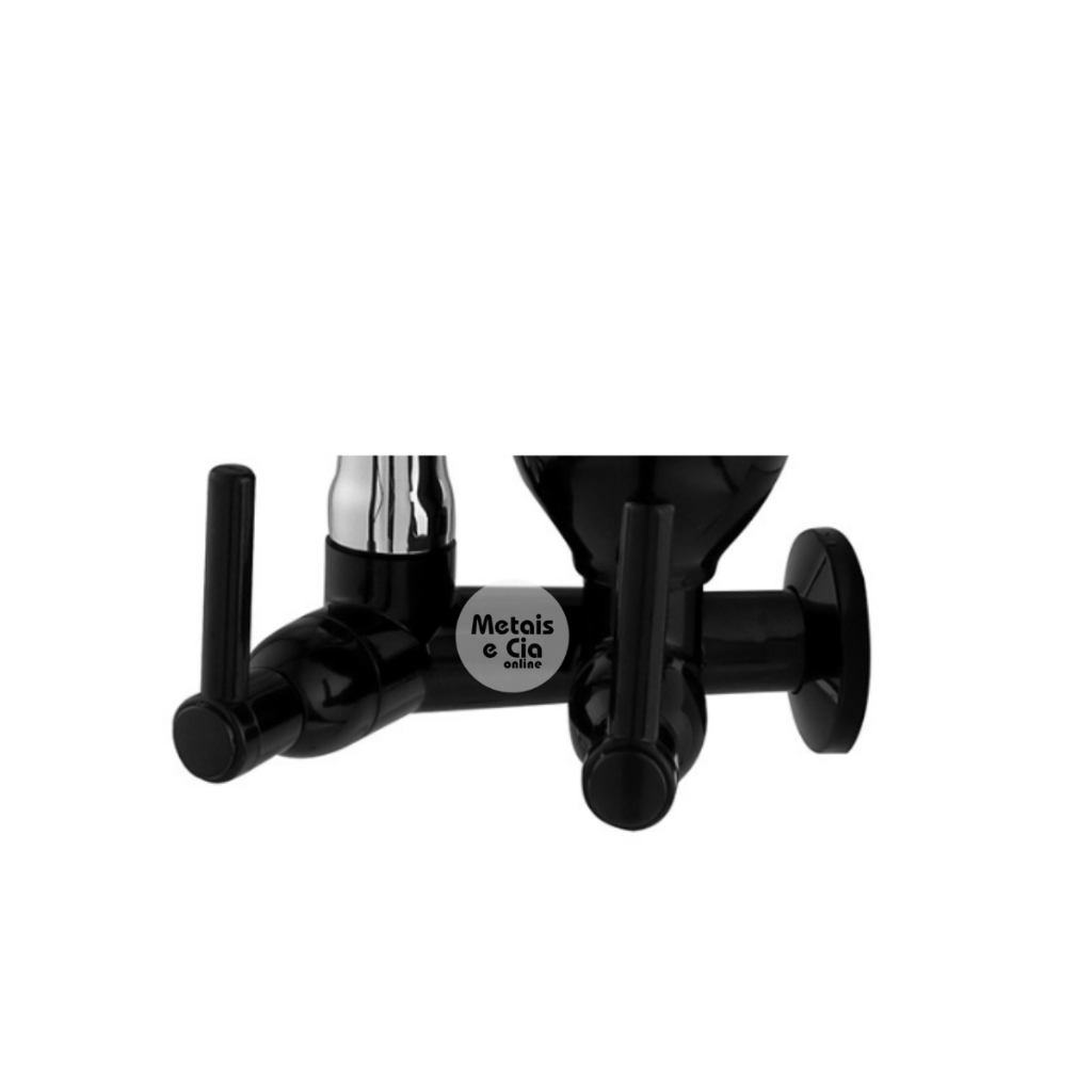 Corpo Base Torneira Parede com Filtro Preta em Oferta na Shopee