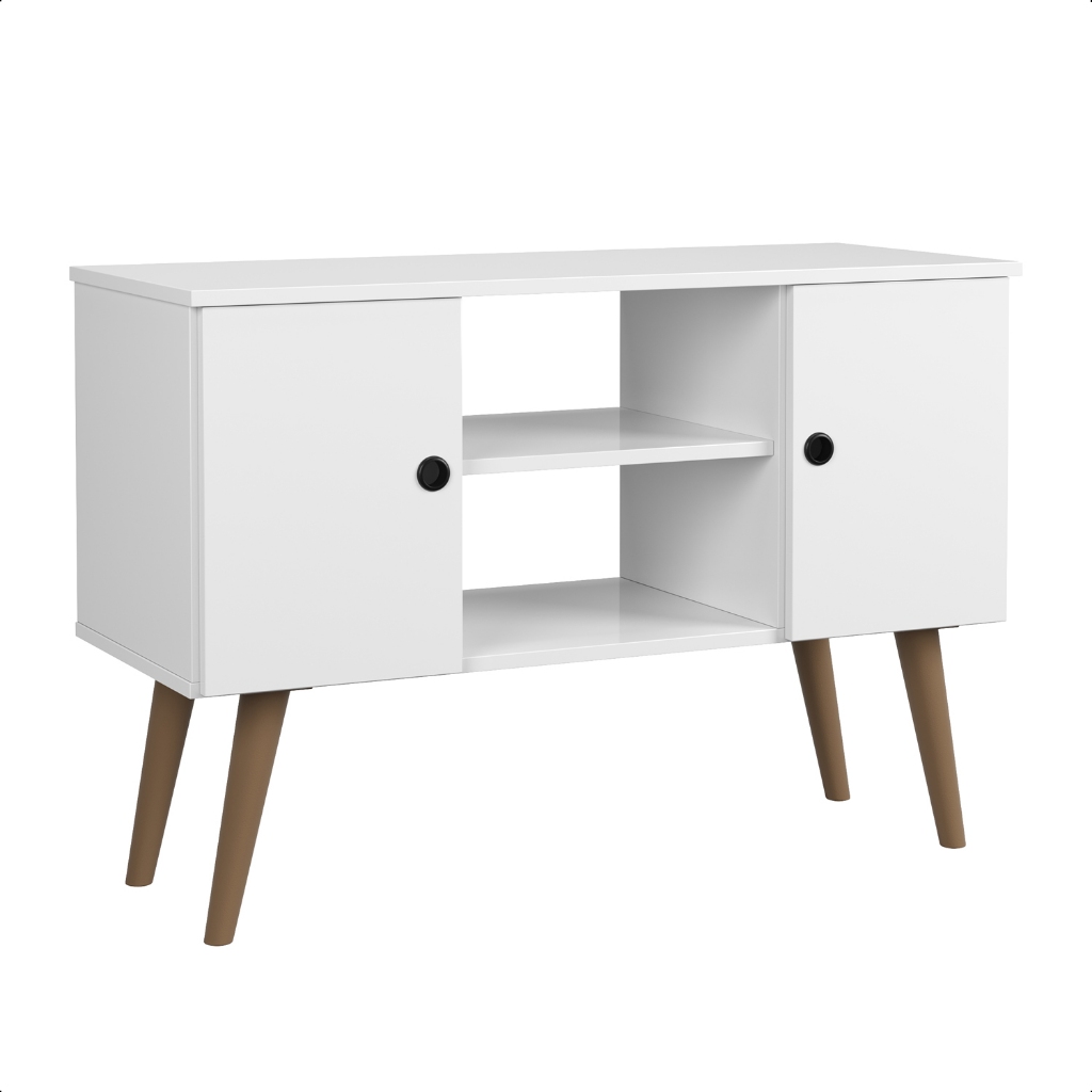 Rack Para Tv 32 39 40 43 Polegadas Com Pés Estilo Retro