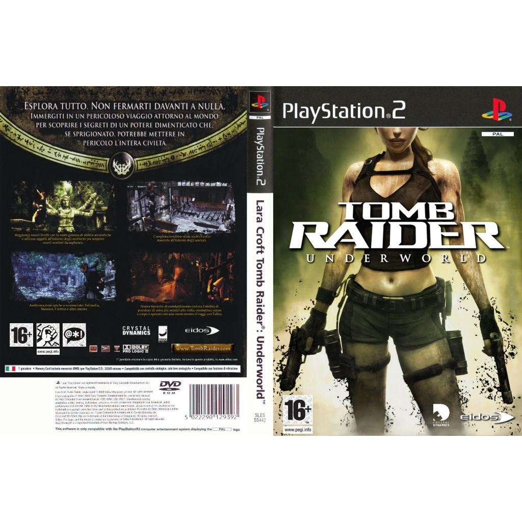 Jogo Tomb Raider Underworld - Ps2