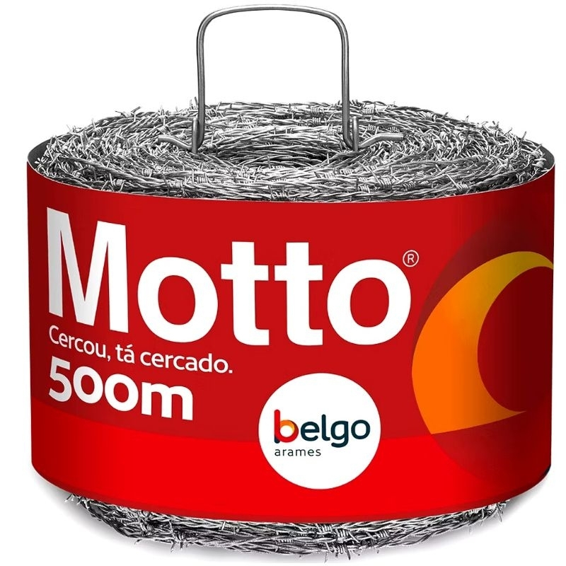 Arame Farpado MOTTO – Ideal para Cercamentos Rurais e Segurança