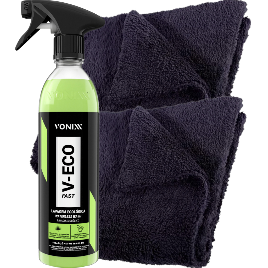Kit Ecológico Vonixx V-Eco Lava Seco Toalha Pano Felpuda em Oferta na Shopee