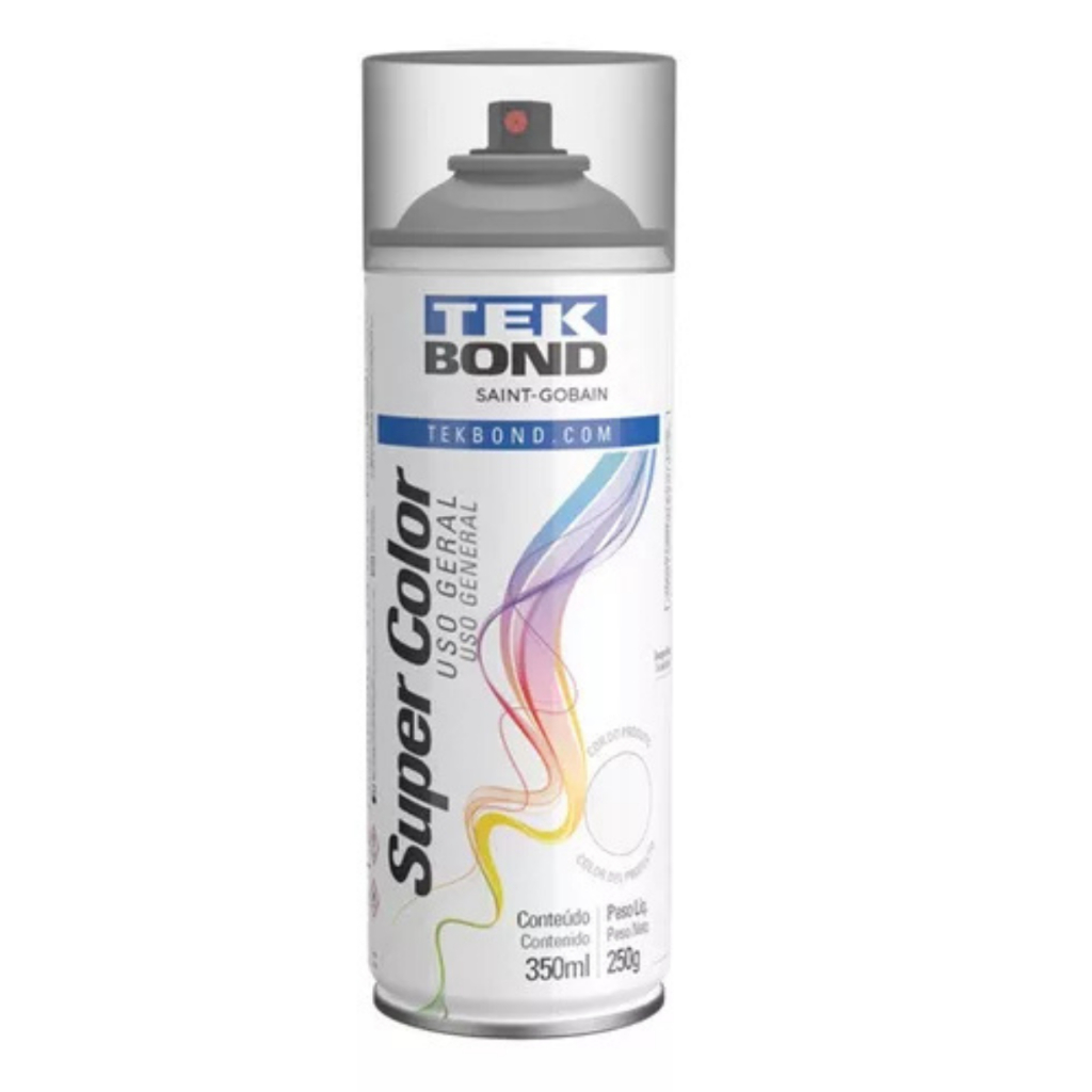 Verniz Spray Tek Bond 350ml: Fosco ou Brilhante, Incolor para Artesanato e Uso Geral
