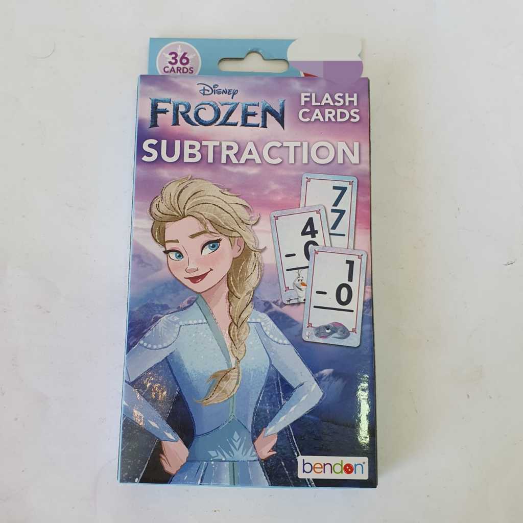 Jogo Cartas Educativo Disney Frozen Elsa Subtração Divertido Importado
